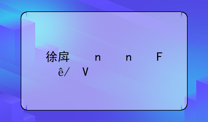 徐房集团董事长