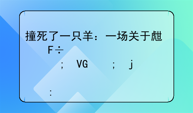 撞死了一只羊：一场关于生命、梦境与救赎的深邃探索